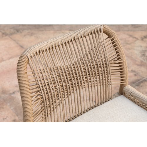 Counter Height Bar Stools 2 Pieces Wicker and Aluminum Modern Barstools with Cushion for Patio Balcony Pool Outdoor Indoor Counter Stool Chairs