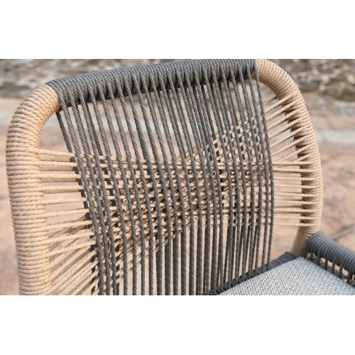 Dark Gray Counter Height Bar Stools 2 Pieces Wicker and Aluminum Modern Barstools with Cushion for Patio Balcony Pool Outdoor Indoor Counter Stool Chairs