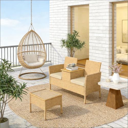 Patio Loveseat,Outdoor Patio Sofa
